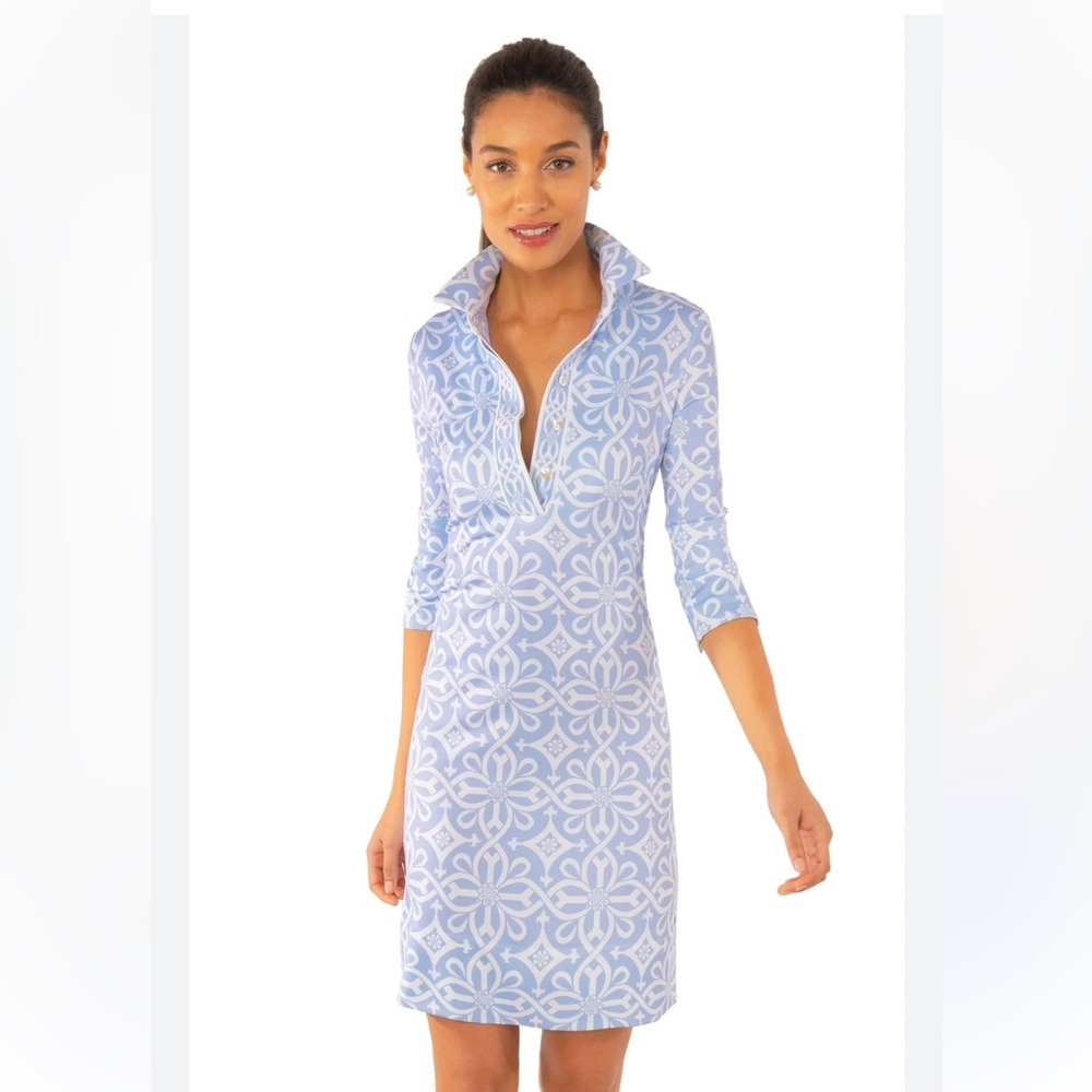 Gretchen Scott Everywhere Pale Blue Dress Size Small